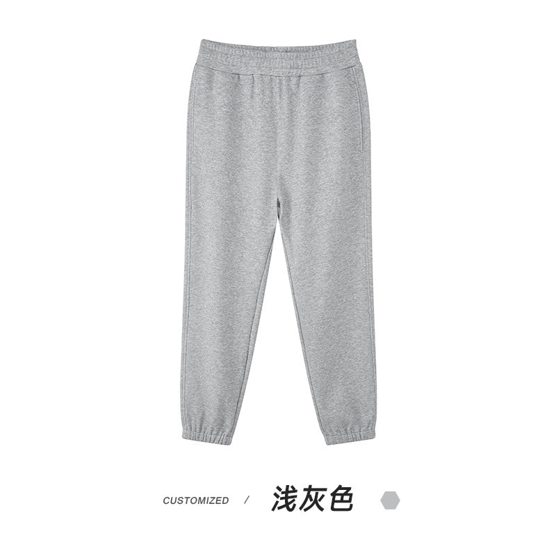 2024 Autumn and Winter New Style 330g Heavyweight Casual Basic Straight Loose Cuffed Jogger Sweatpants Men Wholesale
