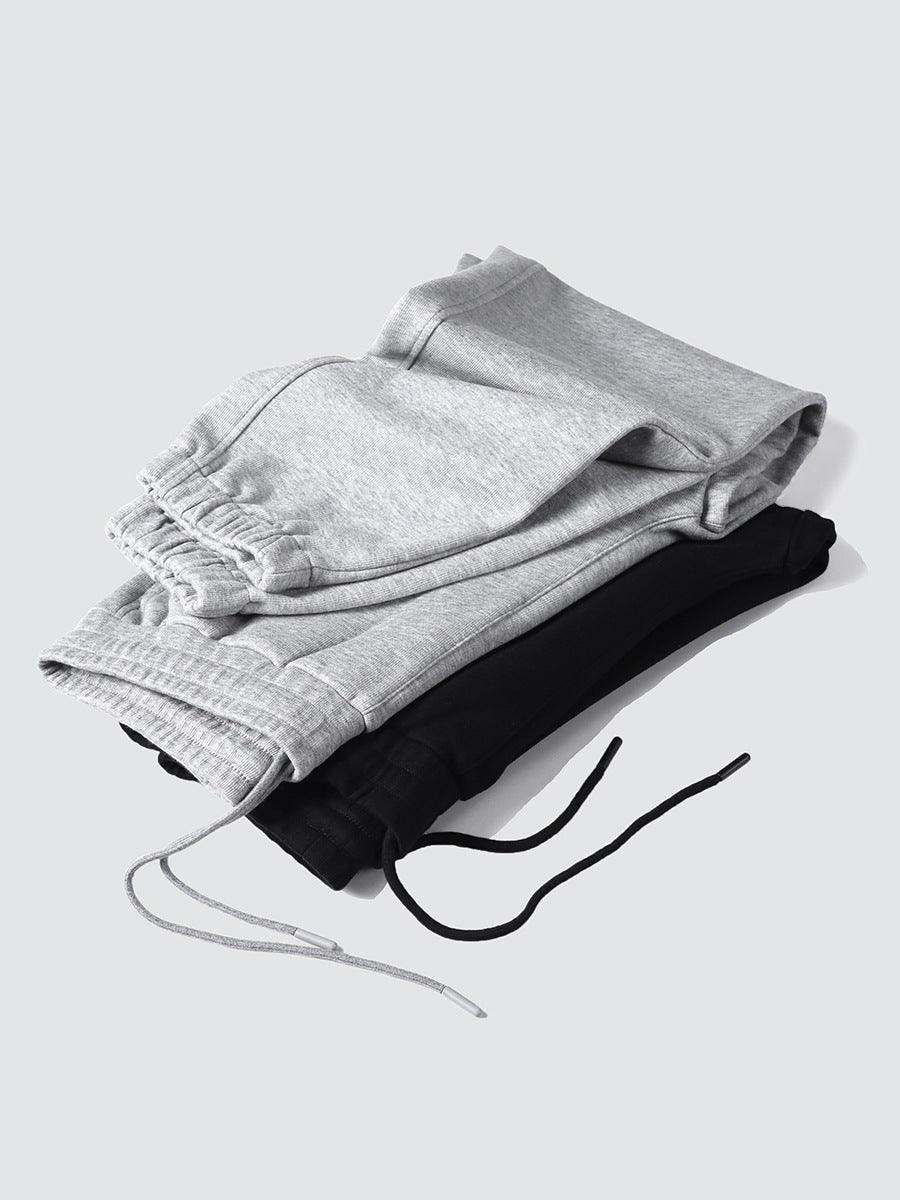 2024 Autumn and Winter New Style 330g Heavyweight Casual Basic Straight Loose Cuffed Jogger Sweatpants Men Wholesale