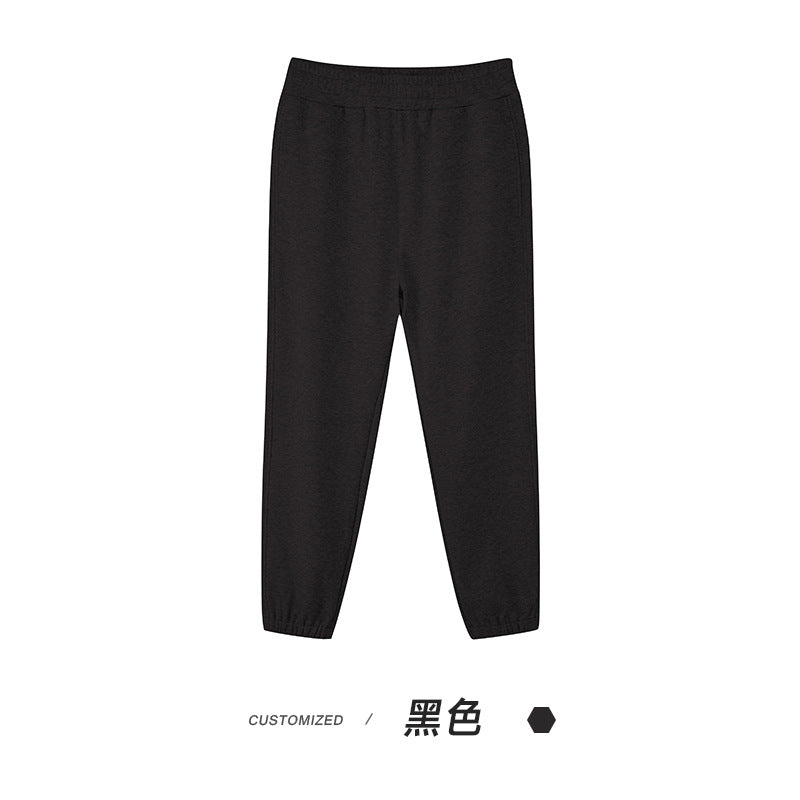 2024 Autumn and Winter New Style 330g Heavyweight Casual Basic Straight Loose Cuffed Jogger Sweatpants Men Wholesale