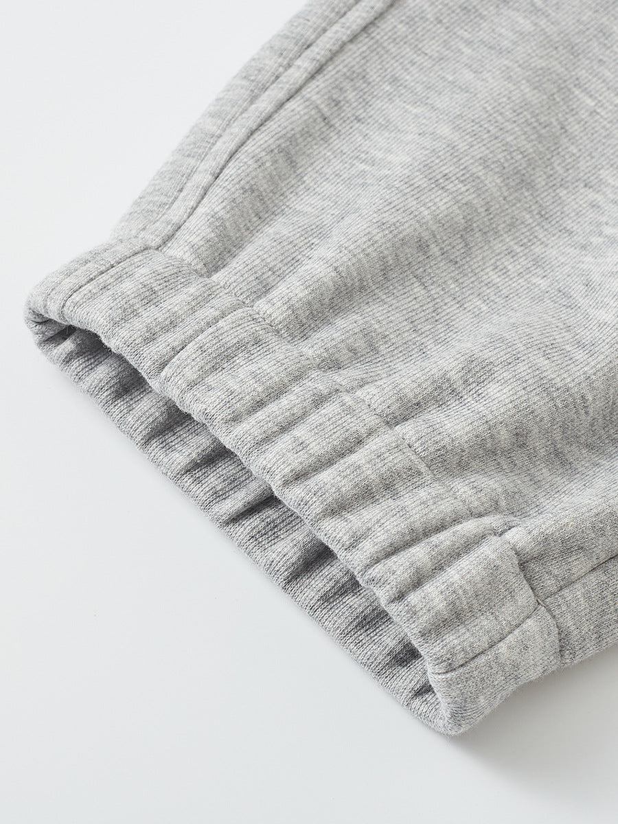 2024 Autumn and Winter New Style 330g Heavyweight Casual Basic Straight Loose Cuffed Jogger Sweatpants Men Wholesale