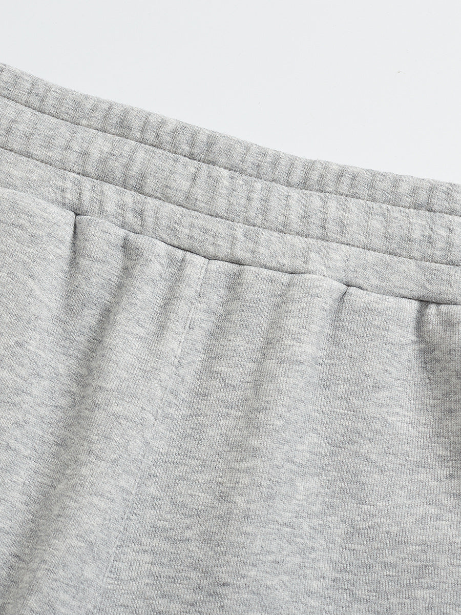 2024 Autumn and Winter New Style 330g Heavyweight Casual Basic Straight Loose Cuffed Jogger Sweatpants Men Wholesale