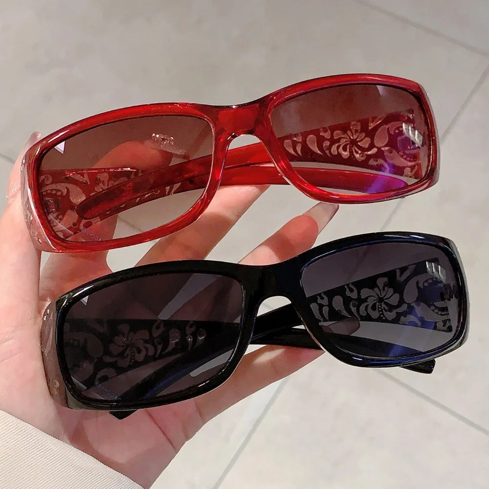 Fashion PC Rhinestones Sunglasses Y2K Korean Styles Cat Eye Sun Glasses UV400 Sport Sunglasses Shades Eyewear Daily