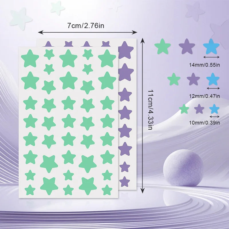 7/10/14Pcs Colorful Star Acne Patch Improve Women Skin Hydrocolloid Acne Tool Invisible Acne Cover Pimple Patch Skin Care Tools