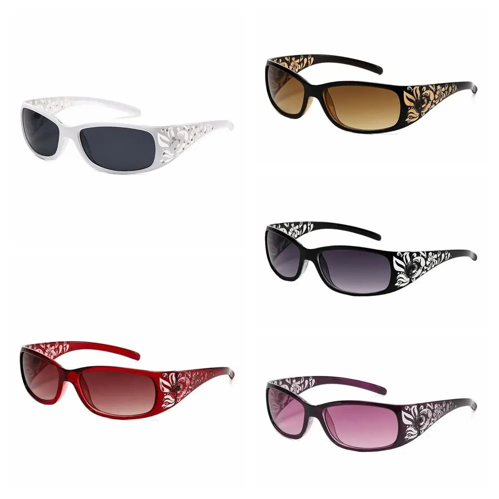 Fashion PC Rhinestones Sunglasses Y2K Korean Styles Cat Eye Sun Glasses UV400 Sport Sunglasses Shades Eyewear Daily