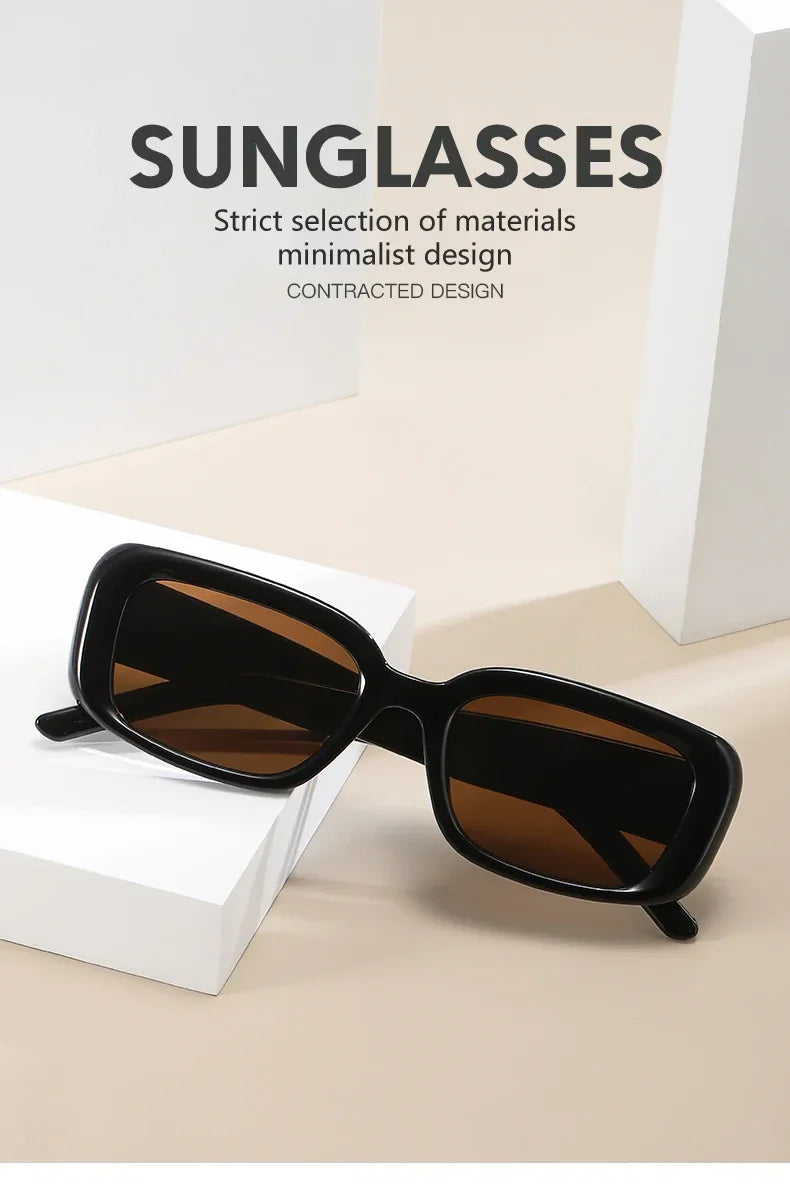Retro Y2K Style Small Square Sunglasses Women kitten Eye Sun Glasses Fashion Colorful Mirror Goggles Men Punk Sports Eyewear