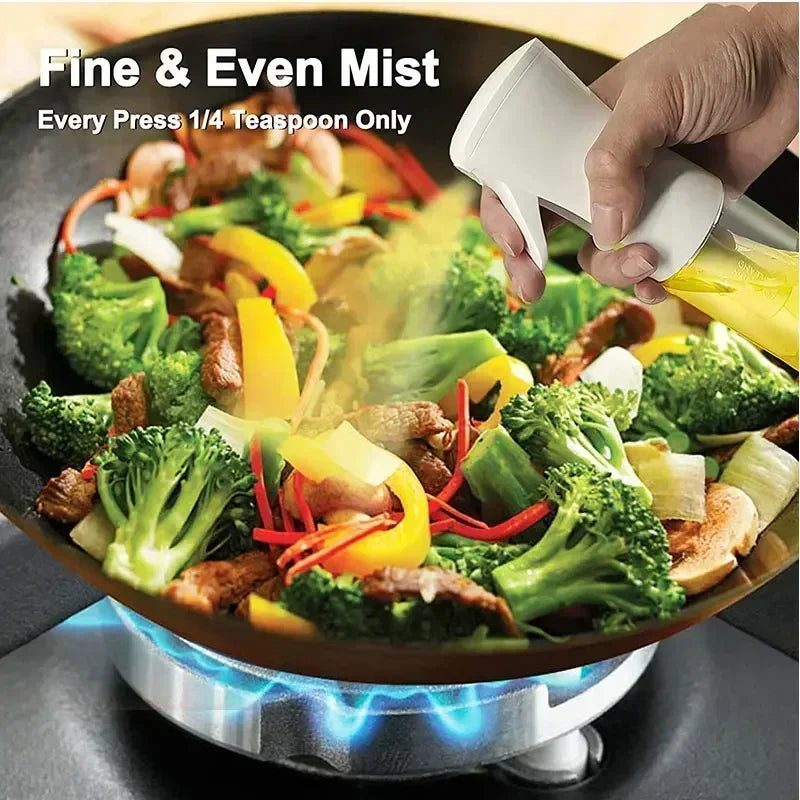 200/300/500ml Oil Spray Bottle Kitchen Baking Olive Oil Dispenser Camping BBQ Baking Salad Vinegar Soy Sauce Sprayer Containers
