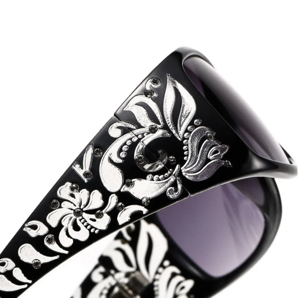 Fashion PC Rhinestones Sunglasses Y2K Korean Styles Cat Eye Sun Glasses UV400 Sport Sunglasses Shades Eyewear Daily