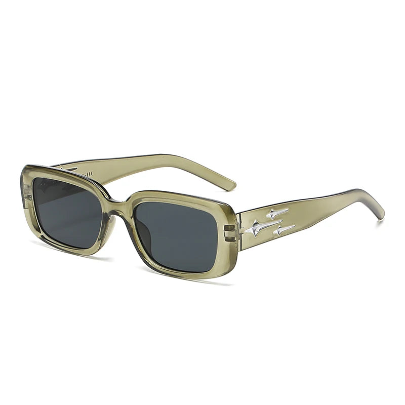 Retro Y2K Style Small Square Sunglasses Women kitten Eye Sun Glasses Fashion Colorful Mirror Goggles Men Punk Sports Eyewear