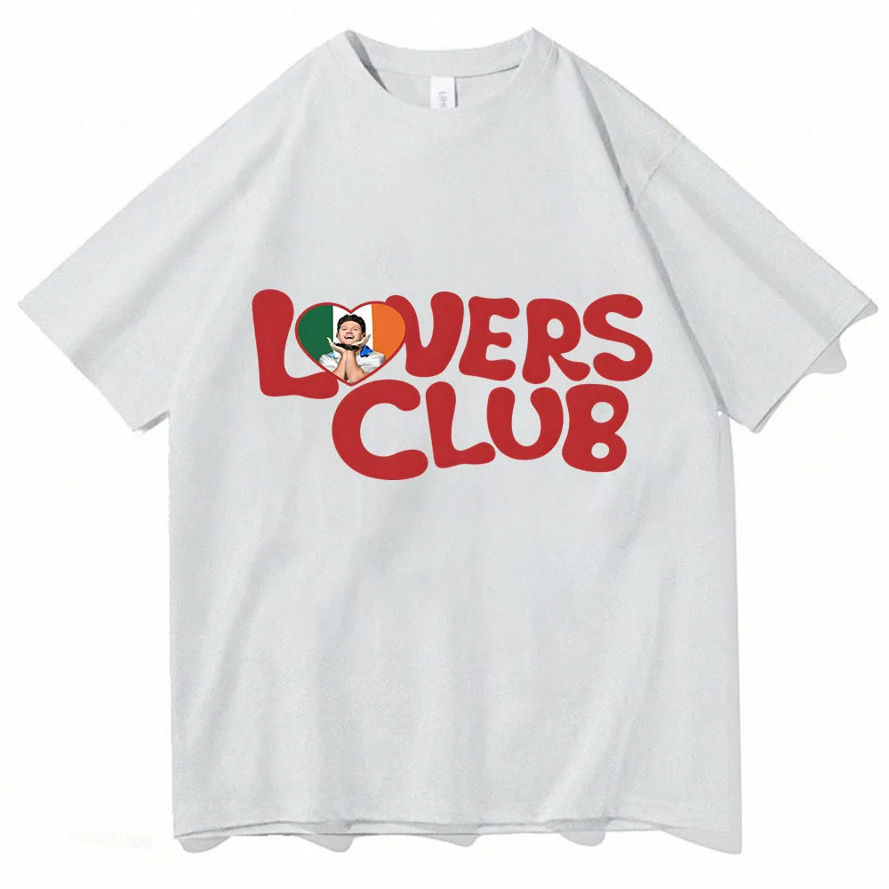 Oversized T Shirt Niall Horan Hello Lovers Club Summer Short Sleeve T-shirts Streetwear Hip Hop Graphic Tops Printing Tee-shirt