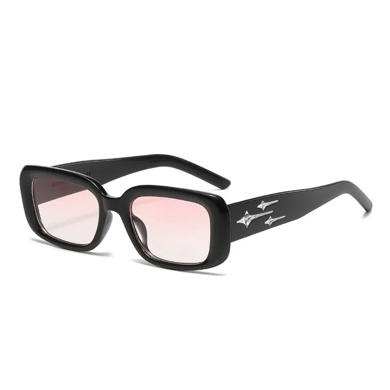 Retro Y2K Style Small Square Sunglasses Women kitten Eye Sun Glasses Fashion Colorful Mirror Goggles Men Punk Sports Eyewear
