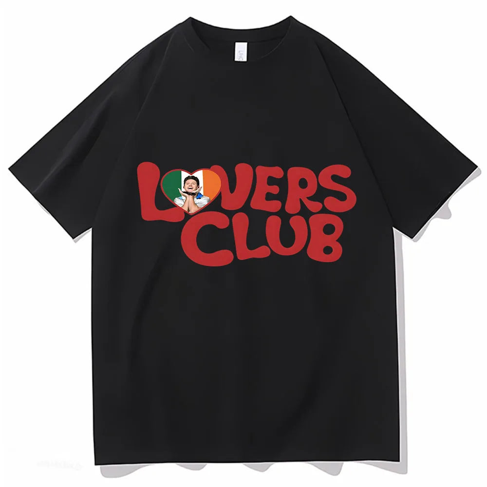 Oversized T Shirt Niall Horan Hello Lovers Club Summer Short Sleeve T-shirts Streetwear Hip Hop Graphic Tops Printing Tee-shirt