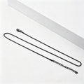 1.2mm Simple Stainless Steel Box Chain Necklace Gold Color Titanium Steel Men Necklace Fashion Women Jewelry Trend Accessories