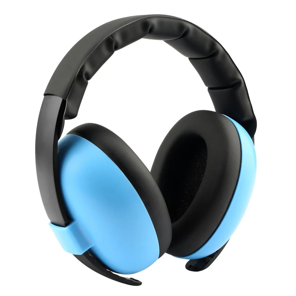Baby Anti-noise Sleep Headphones Baby Ear Protection 2-in-1 Convertible Design Earmuffs， 0 Pressure ，Light,Adjustable