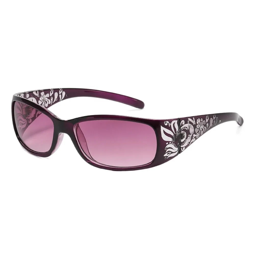 Fashion PC Rhinestones Sunglasses Y2K Korean Styles Cat Eye Sun Glasses UV400 Sport Sunglasses Shades Eyewear Daily