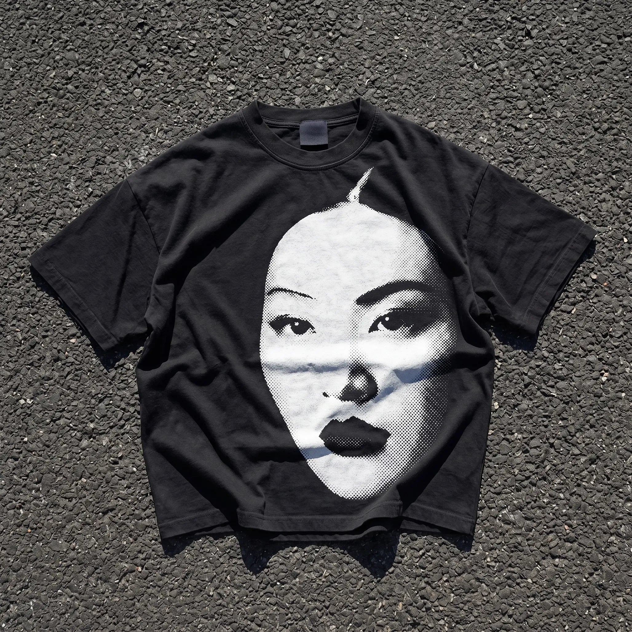 Graphic T-shirt Men Women Vintage Top Hip Hop Streetwear Oversized Tshirt Short Sleeve Casual Clothing Summer Fashion Trendy Tee