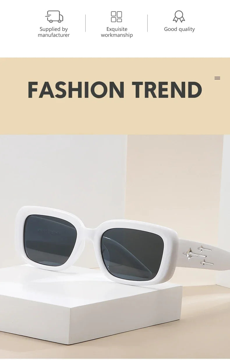 Retro Y2K Style Small Square Sunglasses Women kitten Eye Sun Glasses Fashion Colorful Mirror Goggles Men Punk Sports Eyewear
