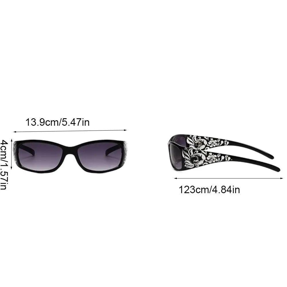Fashion PC Rhinestones Sunglasses Y2K Korean Styles Cat Eye Sun Glasses UV400 Sport Sunglasses Shades Eyewear Daily